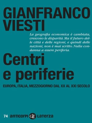 cover image of Centri e periferie